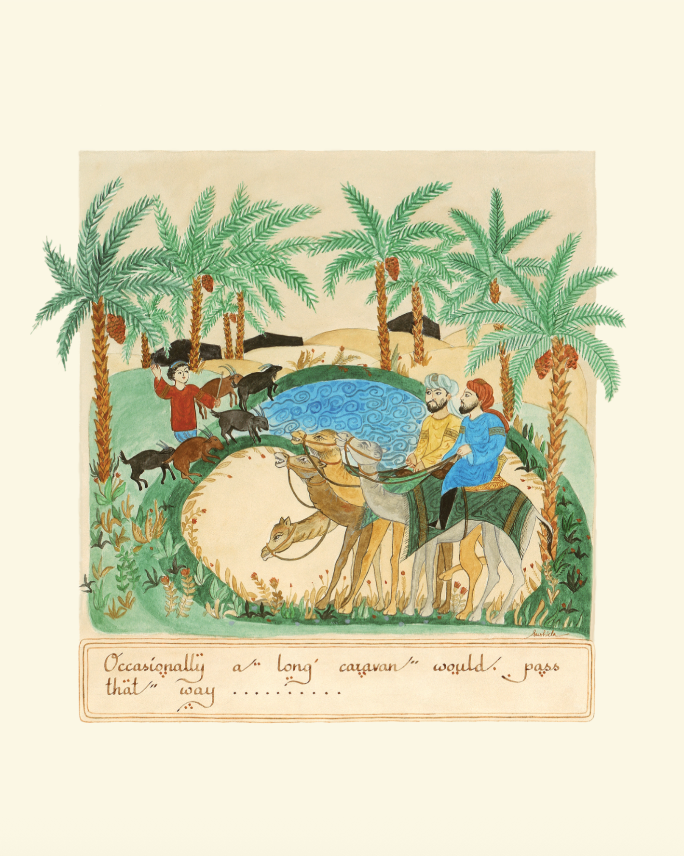 Illustration from Jamal and The Camel